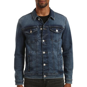 Chaqueta Clásica Casual de Invierno para Hombre, en Mezclilla Azul, con Forro Polar Suave, Cómoda, Transpirable y Ecológica, para la Calle y Actividades al Aire Libre - Product Image 3