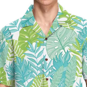 Camisa estampada para hombre, ropa informal de verano, fabricante de ropa, diseño personalizado, camisa con botones para hombre, a la moda. - Product Image 5