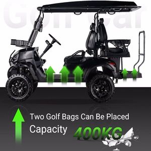 5000W AC Motor Golf Cart 18 Inch Off-Road Tires Independent Suspension 48V 5000W AC Motor Electric Golf Cart Golf Golf Trolleys - Product Image 4