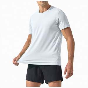 T-shirts pour hommes en gros, directement de l'usine, OEM, logo personnalisé, col rond, décontractés, été, classiques, basiques, écologiques, 100% coton - Product Image 6