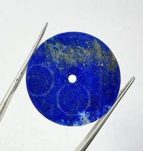 Cadran de montre unique en lapis-lazuli naturel avec pyrite, taille 24,50 mm, épaisseur 1,50 mm - Product Image 5