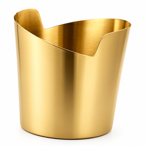 Seau à glace design Bacardi en acier inoxydable, refroidisseur à champagne personnalisé pour fêtes avec logo - Product Image 1