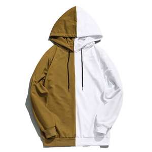 Sudadera con capucha para hombre, con cremallera, color liso, 100% algodón polar, de secado rápido, corte holgado, estilo urbano para otoño, servicio OEM, marca privada - Product Image 3