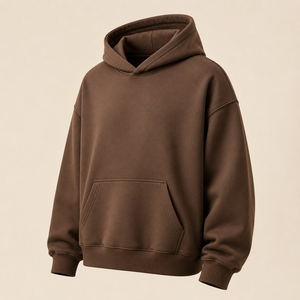 Sudadera con Capucha Personalizada con Bordado para Hombre, Estilo Oversize, Estampado Puff, Algodón Grueso, Unisex, Sudadera con Capucha Lisa para Streetwear - Product Image 4