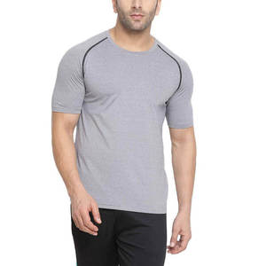 Athletic Gym T-<b>Shirt</b> for Men-<b>Oversized</b> Knitted 100% Cotton Breathable Workout <b>Shirt</b> - Product Image 1