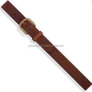 Latest Design Brown Hand painted Men's Original Leather Casual <b>belt</b> <b>for</b> <b>jeans</b> with Solid Brass antique metal buckle - Product Image 6