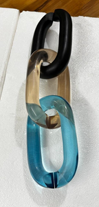 Decorative <b>Resin</b> Wall Chain Link Hanging Modern Acrylic Link Art for Stylish Home Living Room Decor All <b>Colour</b> Available - Product Image 6