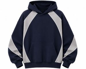 Men's Green Hooded Fleece Sweatshirt <b>Raglan</b> Sleeve Spandex/Cotton Solid Loose Fit Front Pocket Casual Winter Wear ODM Breathable - Product Image 4