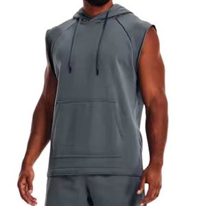 Sudadera sin mangas deportiva para hombre, chaleco ligero para gimnasio, sudadera cómoda para fitness, ropa deportiva personalizada - Product Image 2