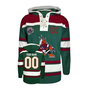 SEAMRE Authentic jersey-style ice hockey hoodie for club and league uniforms High Quality Low MOQ Plus Size - Product Image 4