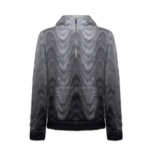 Pull en maille à capuche pour homme, respirant, anti-rides, avec logo personnalisé, en mohair, à manches longues, pour l'hiver - Product Image 1