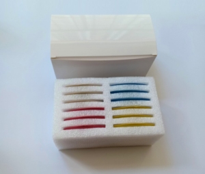 Craie de tailleur triangulaire DK-473A |   Craie de tailleur colorée pour accessoires de couture, design simple, quatre couleurs disponibles - Product Image 3