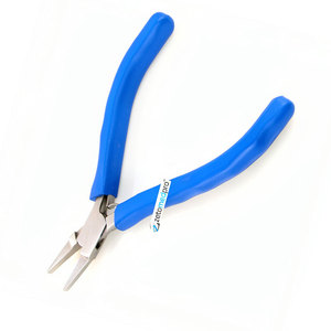 Alicates de Punta Plana – Herramienta Básica para Joyería, Superventas – Logotipo Personalizado y Marca Privada – ZETOMED PRO DIY Azul - Product Image 3