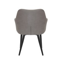 Chaise de salle à manger rembourrée moderne avec siège en tissu et structure solide, fauteuil pour restaurant, café, bistrot et salle à manger formelle