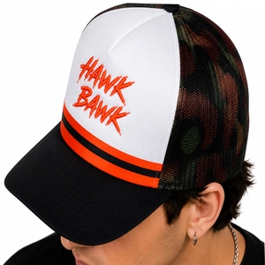 Casquette de sport unisexe personnalisable, respirante, imperméable, en polyester/coton, avec dos en mousse et maille, ajustable - Product Image 4