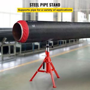 Soportes de tubo en V de altura ajustable, capacidad de 1/8 a 12 pulgadas, soportes plegables portátiles de 24 a 42 pulgadas, soportes de montaje con capacidad de carga de 2500 lb - Product Image 3