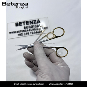 กรรไกรตัดผมคุณภาพสูง TC Super Cut ใบมีดโค้ง ด้ามจับชุบทองสีดำ - Product Image 3