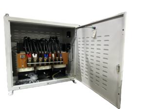 Transformateur de puissance triphasé 25 kVA 50/60 Hz de classe H, type sec, avec bobine en aluminium pour élévation de tension basse 220 V à 380 V, fabriqué à Taïwan - Product Image 6