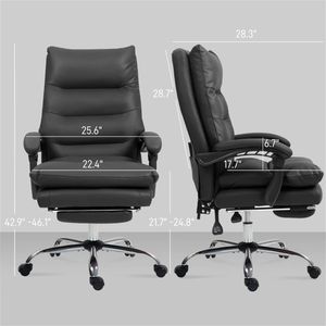 Silla de Oficina Negra para Masajes, Silla de Estudio para Computadora - Product Image 6
