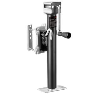 Martinetto per Rimorchio in Acciaio Resistente con Capacità di Carico Dinamica di 2500 Libbre, Maniglia Ergonomica Verticale da 15 Pollici per Uso Automobilistico - Product Image 2