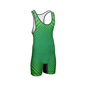Singlet de Lucha Elástico Hecho a Medida, Spandex/Poliéster, Tirantes Ajustables, Logotipo Frontal, Alta Calidad, Nuevo Diseño, Gran Venta - Product Image 5