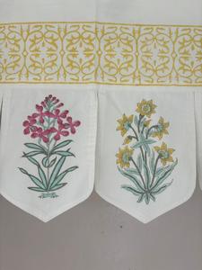 Guirnalda Decorativa Personalizada con Estampado de Hojas, de Algodón Ecológico Lavable, Estilo Art Deco para Ventanas, Puertas y Sala de Estar - Product Image 2