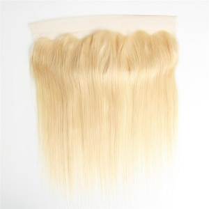 Extensions de cheveux humains blonds, tissage simple, cheveux vierges, pointes doublement tirées, blanchies, lisses - Product Image 2