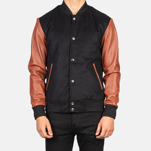 Chaquetas Letterman para Hombre de Alta Calidad, Fabricación Directa de Fábrica, Tendencias Clásicas, Venta al Por Mayor, Bordado Personalizado, Resistentes al Viento - Product Image 4