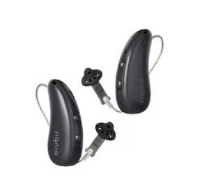 Hot Selling Signia Hearing Aids Pure Charge & Go BCT IX CROSS/BICROSS Rechargeable Hearing Aids for Noise Filtering Support - Product Image 3