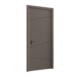 Porte en bois composite massif au design moderne personnalisé pour chambre à coucher, matériau WPC polymère imperméable, intérieur facile à installer - Product Image 1