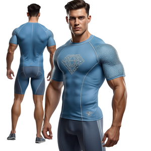 Camiseta Deportiva sin Mangas para Hombre, MMA, con Cristales de Diamante, de Alta Calidad, Secado Rápido, Transpirable y Antibacteriana - Product Image 1