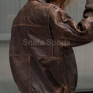 New Fashion Winter Women's Leather Jacket Customized Wholesale Ladies Outerwear Women's Leather Jacket - Product Image 3