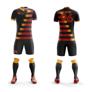 Conjunto de Uniforme de Fútbol Profesional Personalizado con Logotipo del Equipo, Nombre del Jugador, Número, Manga Larga, Invierno - Product Image 1