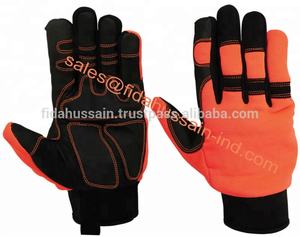 Gants de travail en cuir automobile préférés Gants de travail Gants de mécanicien antidérapants Gants en cuir de sécurité du Pakistan - Product Image 5
