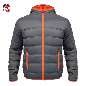 เสื้อแจ็คเก็ตพัฟเฟอร์คุณภาพสูงแบบสั่งทำพิเศษสำหรับผู้ชาย วัยรุ่น และเด็ก  ออกแบบสีและโลโก้ได้ตามต้องการ ป้องกันรอยยับ - Product Image 1