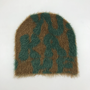 Gorro de Piel Sintética con Logotipo Personalizado o Patrón de Letras en Color, Gorro de Invierno de Felpa con Estampado Flocado, Unisex, Estilo Casual para Adultos, 56-58 cm - Product Image 4