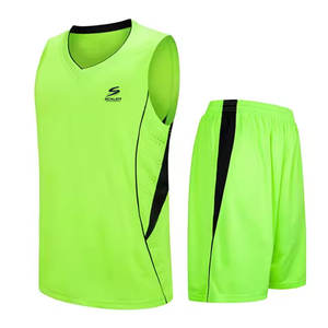 Conjunto de Camiseta y Pantalones Cortos de Voleibol Unisex de Alta Calidad Personalizados, con Tejido Transpirable y Elástico Superior que Absorbe la Humedad - Product Image 1