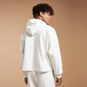 เสื้อฮู้ดแบบสวมศีรษะของผู้ชายเสื้อครอปผ้าฝ้ายหนา360 GSM เสื้อครอป - Product Image 2