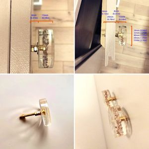 ลูกบิดลิ้นชักเรซิ่นรูปดอกไฮเดรนเยียสีชมพู ดีไซน์เรียบง่ายสไตล์ยุโรปสมัยใหม่ เป็นมิตรกับสิ่งแวดล้อม - Product Image 5