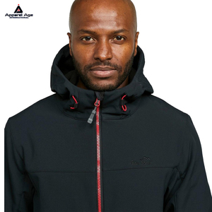 Veste softshell personnalisée pour homme, imperméable, coupe-vent, veste de randonnée, fabricant OEM, logo personnalisé - Product Image 2