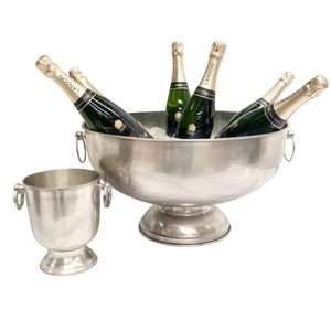 Seau à champagne et à punch en acier inoxydable durable, seau à glace polyvalent pour refroidir le vin, idéal pour les fêtes, les bars d'hôtel et les réceptions à domicile - Product Image 2