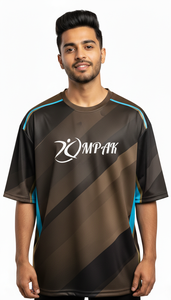 Camiseta de Hombre, Corte Regular, Poliéster/Algodón, Sublimada, Estilo Casual Urbano, Moderna, Transpirable y de Secado Rápido - Product Image 2