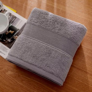 Serviette de toilette d'hôtel haut de gamme en coton épais, très absorbante, séchage rapide, serviette de bain, approvisionnement en gros OEM, serviette de toilette en coton de couleur unie - Product Image 5