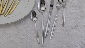 Stainless Steel Newest Design Flatware Set Use for Wedding and Party Kitchen and Tabletop Decoration Cutlery Set - Product Image 5