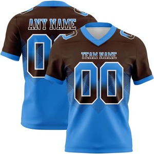 Nouveaux vêtements de sport pour hommes, maillot de football américain, impression par sublimation personnalisée, maillot d'entraînement de football américain avec broderie - Product Image 1