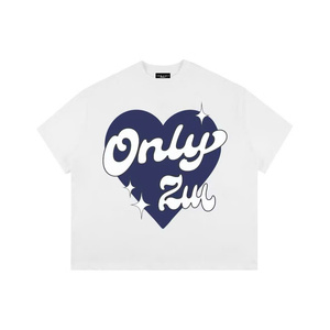 เสื้อยืดโอเวอร์ไซส์ลายเสือดาว 2U แขนสั้น ผู้ชาย สไตล์สตรีท ผ้าคอตตอนเจอร์ซีย์ คอกลม ระบายอากาศได้ดี สีขาว - Product Image 3