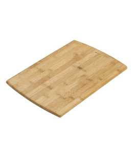 Skies Trader Rectangular Bamboo Cutting Board Heavy Duty Kitchen Chopping <b>Block</b> Tray Anti-Slip Dishwasher Safe Wood Handle - Product Image 1
