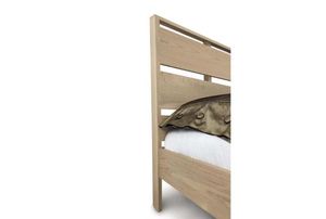 Wholesale Scandinavian Solid Wood <b>Bed</b> | Light Finish Horizontal Slat <b>Platform</b> <b>Bed</b> <b>Frame</b> - Product Image 6