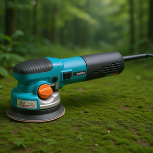 Ponceuse orbitale aléatoire 110V à vitesse variable, ponceuse de finition à double action pour le travail des surfaces - Product Image 3