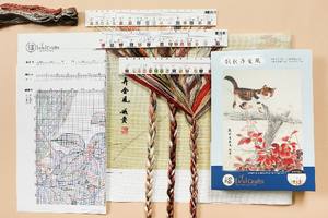 Kit de point de croix écologique CAT Love Pixel Art 2026-0115-3 - Design taïwanais pour la décoration de la maison - Product Image 4